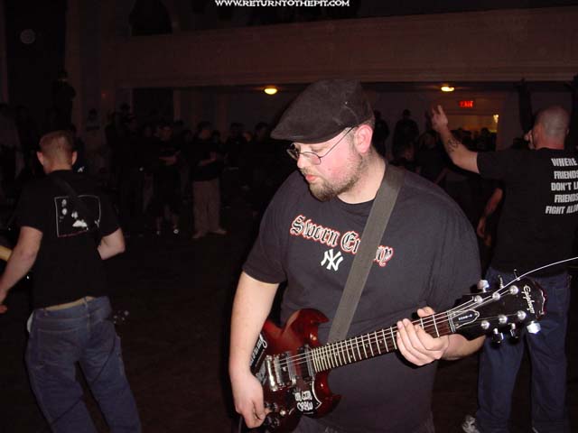 [back of tha neck on Mar 1, 2003 at Bitter End Fest day 2 - Civic League (Framingham, MA)]