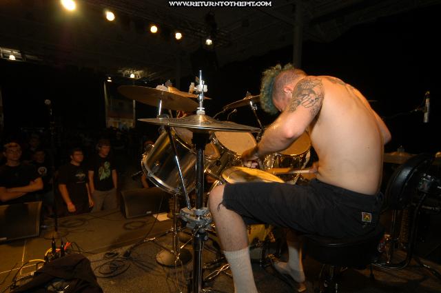 [broke neck on Jul 23, 2004 at Hellfest - Hot Topic Stage (Elizabeth, NJ)]