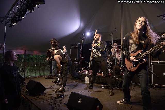 [creeping death on Sep 1, 2019 at Ginger Libation Stage - Mills Falls Rod And Gun Club (Montague, MA)]