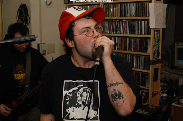 [maggot feast on May 6, 2003 at Live in the WUNH studios (Durham, NH)]