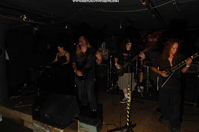 [shroud of bereavement on Aug 22, 2003 at the Bombshelter (Manchester, NH)]