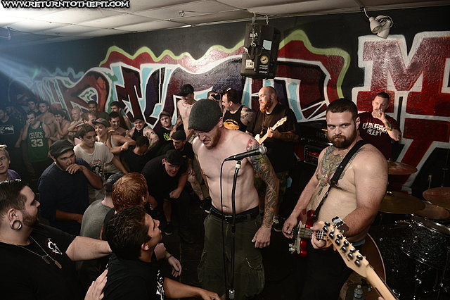 [yellow stitches on Aug 31, 2013 at Anchors Up (Haverhill, MA)]